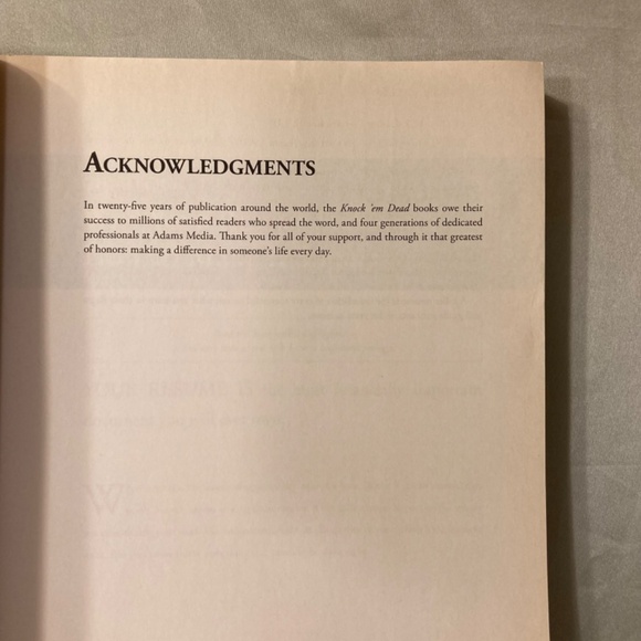 Book: Knock ‘Em Dead Resumes by Martin Yate, CPC Softcover 9th Edition VGUC - Picture 6 of 6